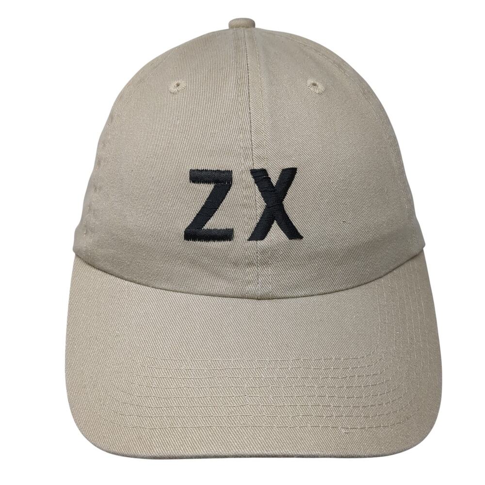 Zx Simplot Slideback Hat Beige One Size Solid Emb… - image 1